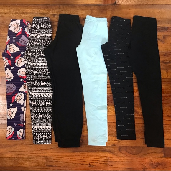 Girls Bottoms Leggings Pants Bundle 
10 Large
Black Arrows Snowflake Moose Santa - Picture 5 of 12